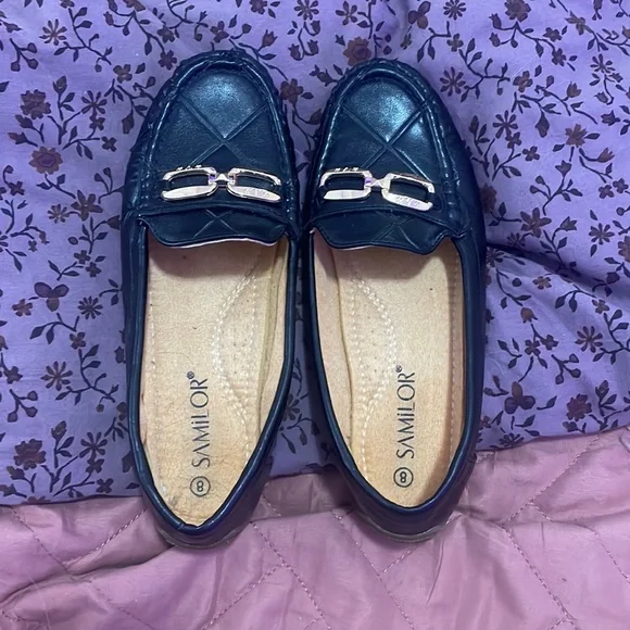 ‼️ Barely Worn Dress Shoes/Loafers ‼️ Barely Worn Bally Mens Black Suede Square Toe Penny Loafers  main image 4